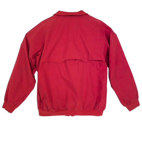 Maus & Hoffman Harrington Jacket Mens XL Red Plaid Lined Cotton Made in Scotland - Picture 4 of 16